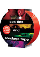 Sex, Ties And Bondage Tape - Red