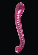 Icicles No 69 Textured G-spot Glass Probe - Pink