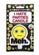 Candyprints Meh I Hate Parties Candle